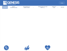 Tablet Screenshot of genesis-rx.com